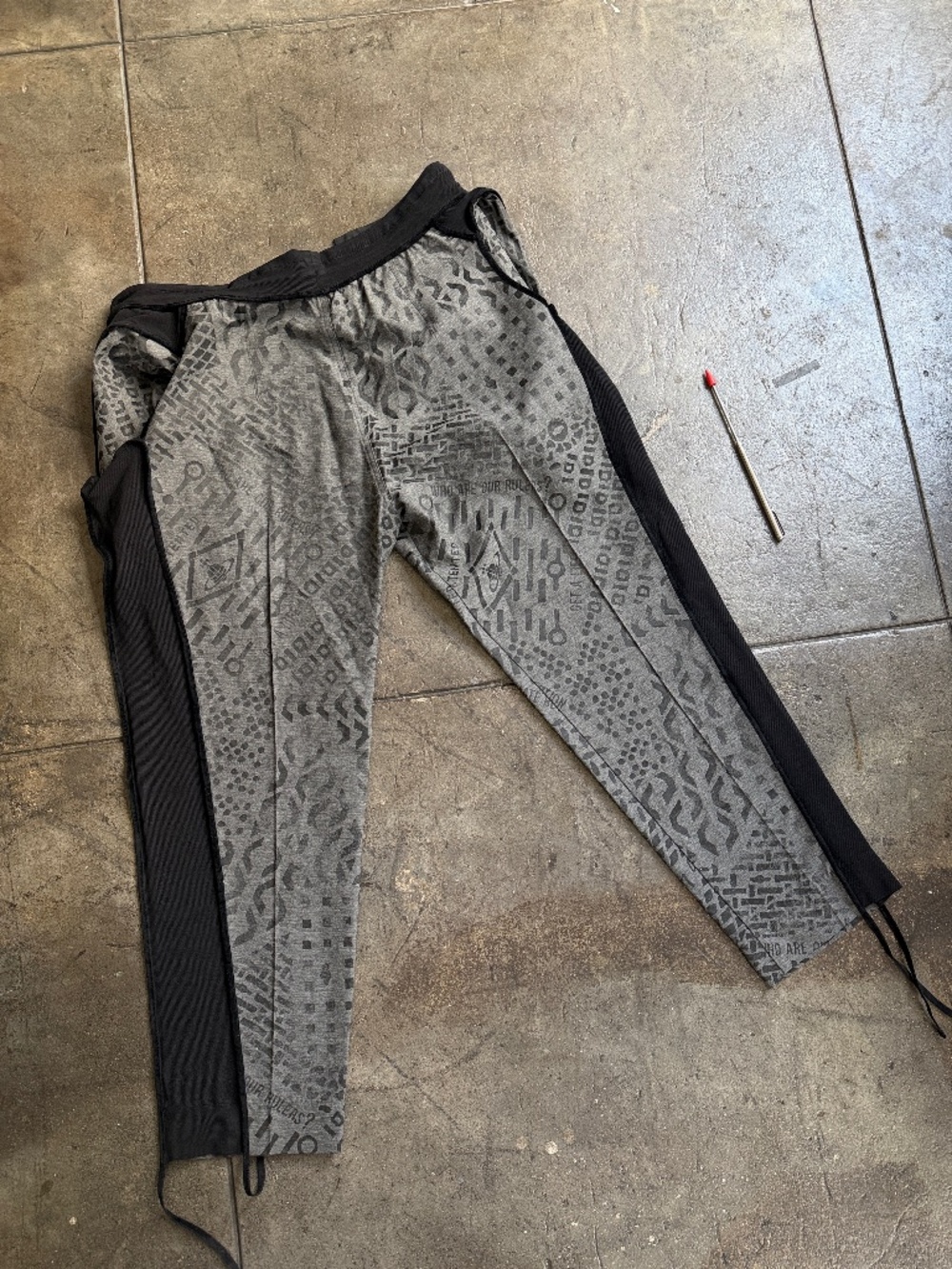 Vivienne Westwood 2016 Crazy detailed Pants w/ Side Piping and String